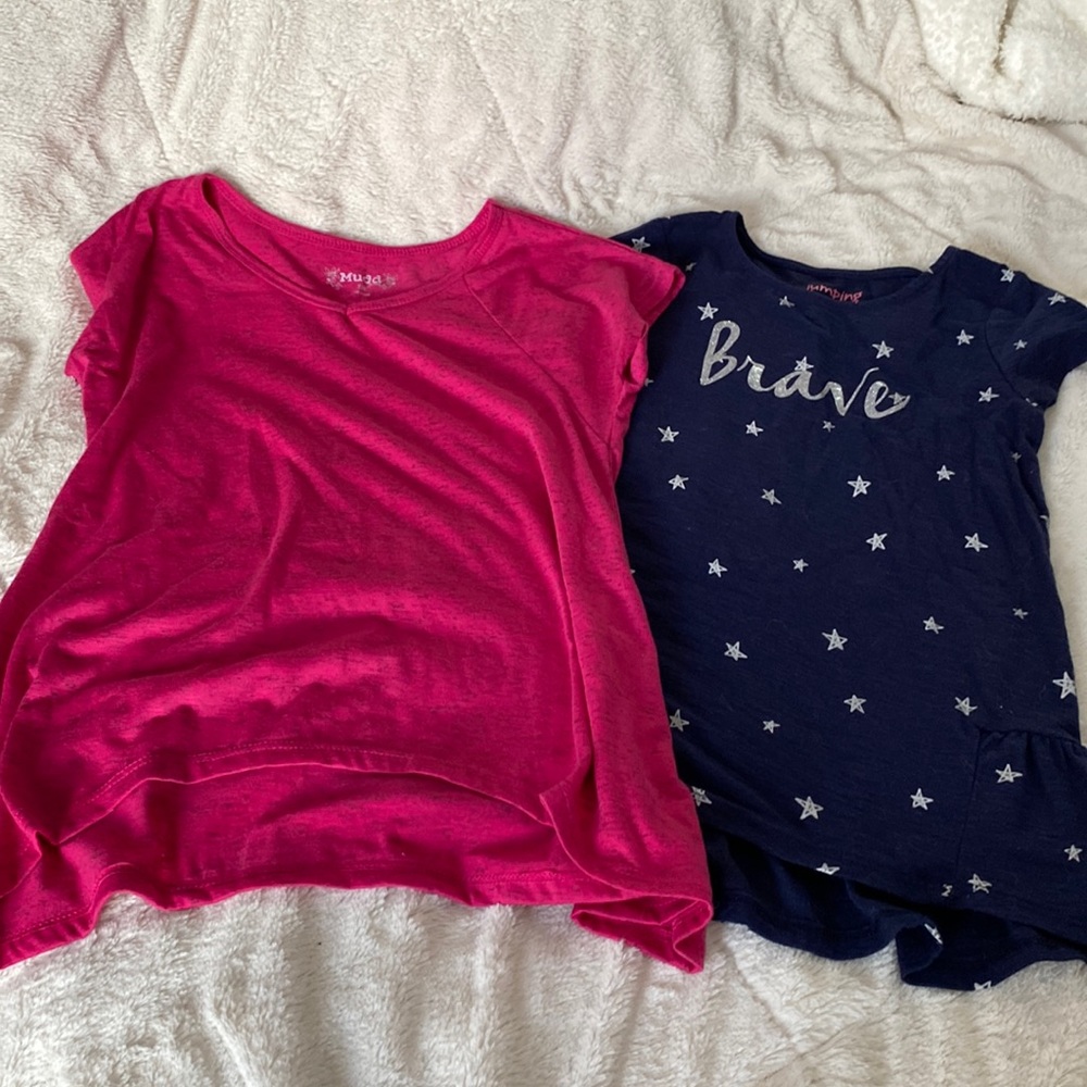 💕 Preloved Girls High/Low Swing Shirts